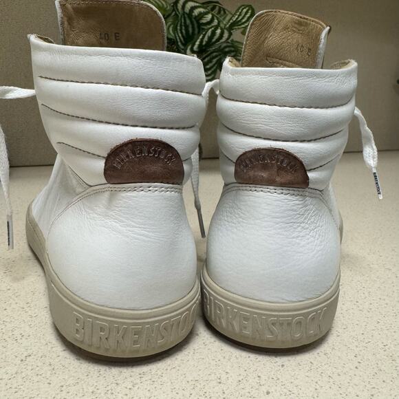 •VNDS• Birkenstock Women’s Bartlett Kids White Leather Shoes • EU40 - Picture 3 of 13